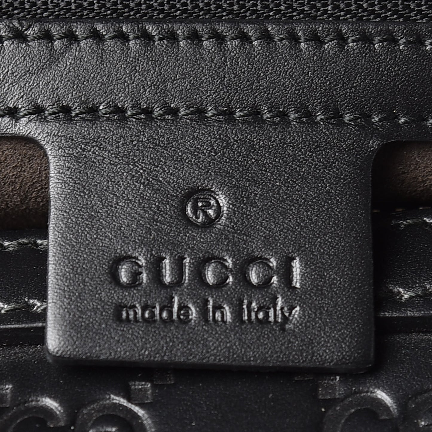 Guccissima Signature Large Duffle Black