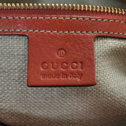 Gucci Toile Leather Pelham Tote Beige 8 of 10