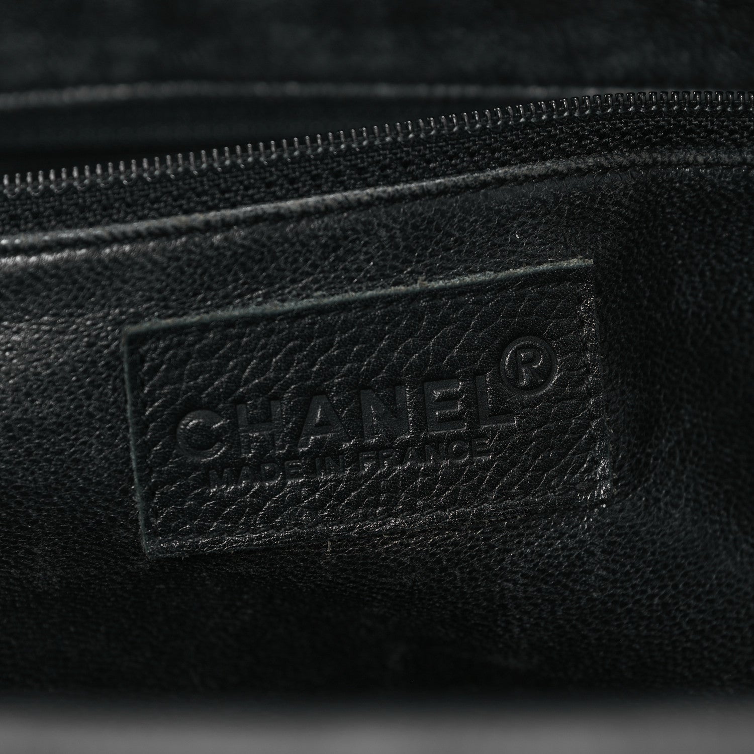 Chanel Calfskin Patent Quilted Bowler Black 6 of 13