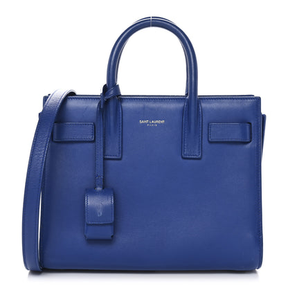 Saint Laurent Calfskin Nano Sac De Jour Royal Blue 1 of 12
