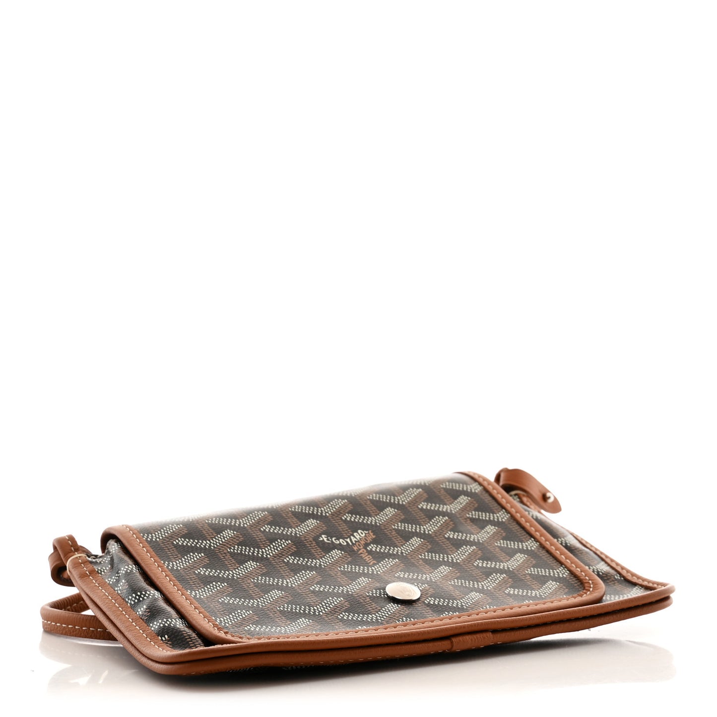 Goyardine Plumet Wallet Clutch Black Gold
