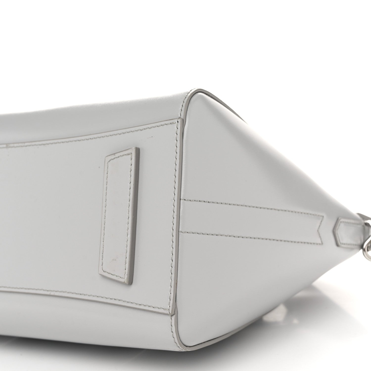 Givenchy Box Calfskin Small Lock Antigona Shoulder Bag Cloud Grey 10 of 12