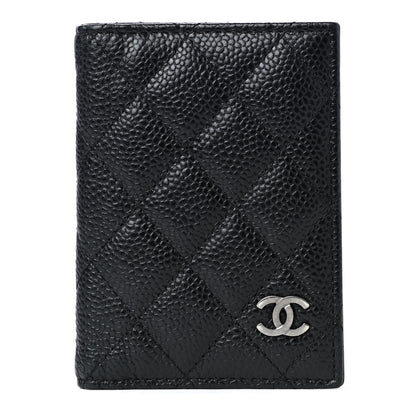 Chanel Caviar Quilted Card Holder Wallet Black 1 of 4