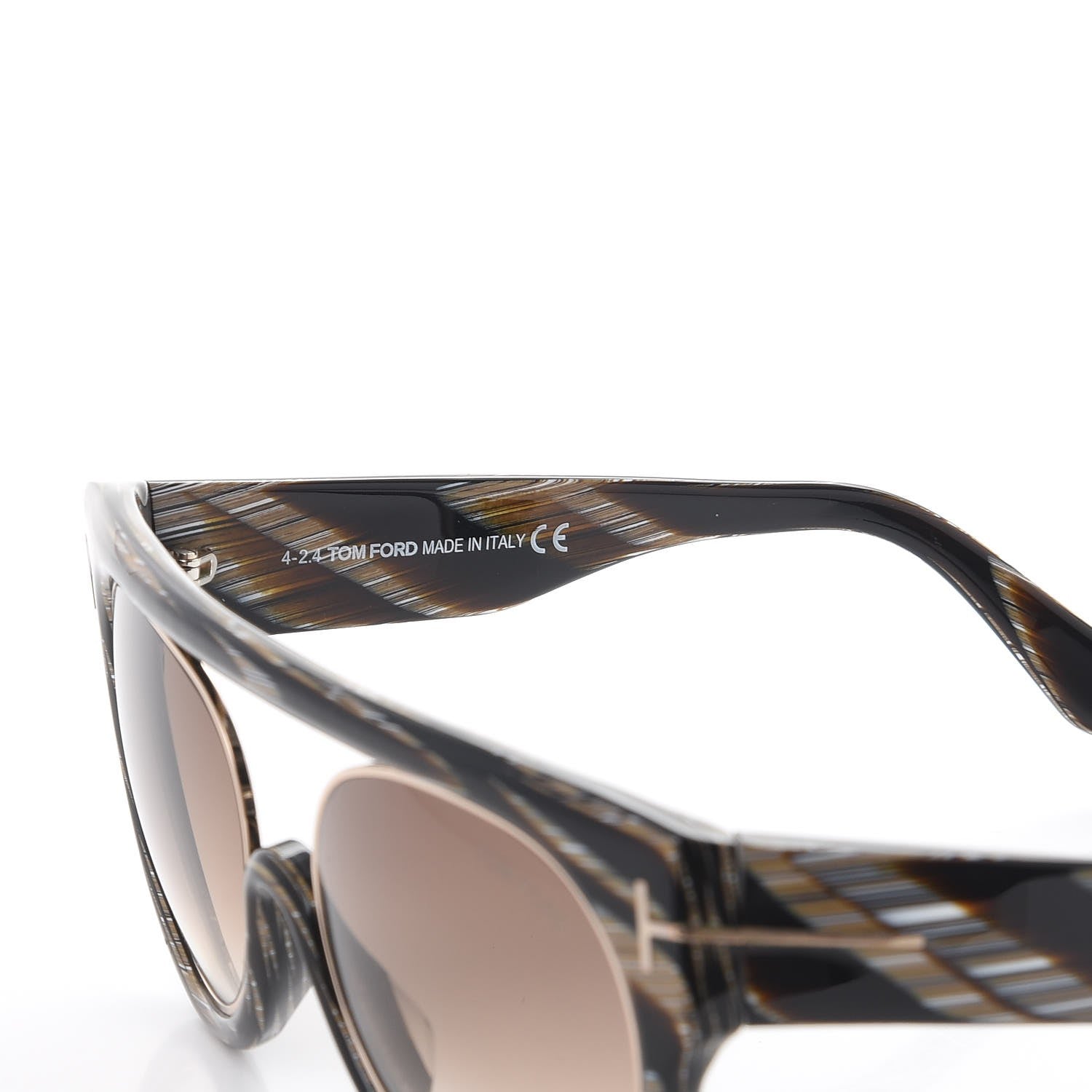 Tom Ford Alana Aviator Round Sunglasses TF360 Black 5 of 6