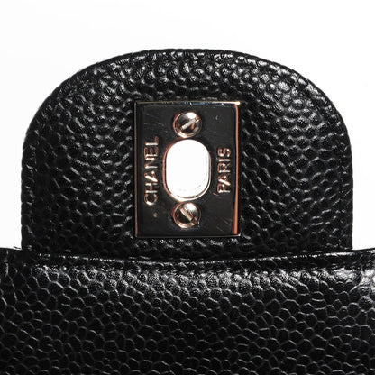 Chanel Caviar Quilted Mini Square Flap Black 6 of 8