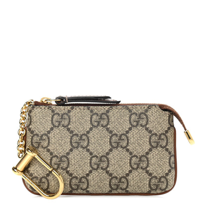 Gucci GG Supreme Monogram Key Case Brown 1 of 7