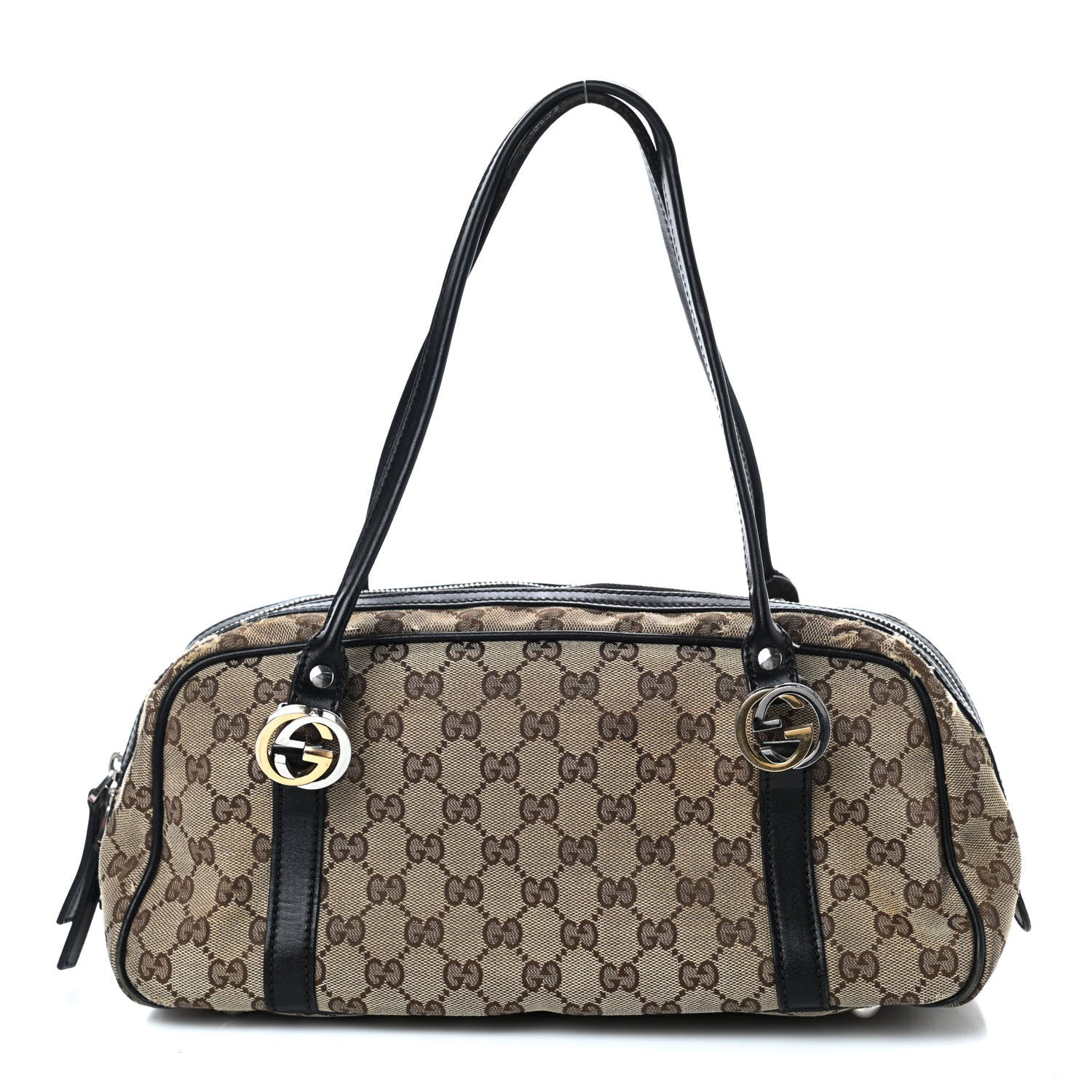 Gucci Monogram GG Twins Boston Dark Brown 1 of 10