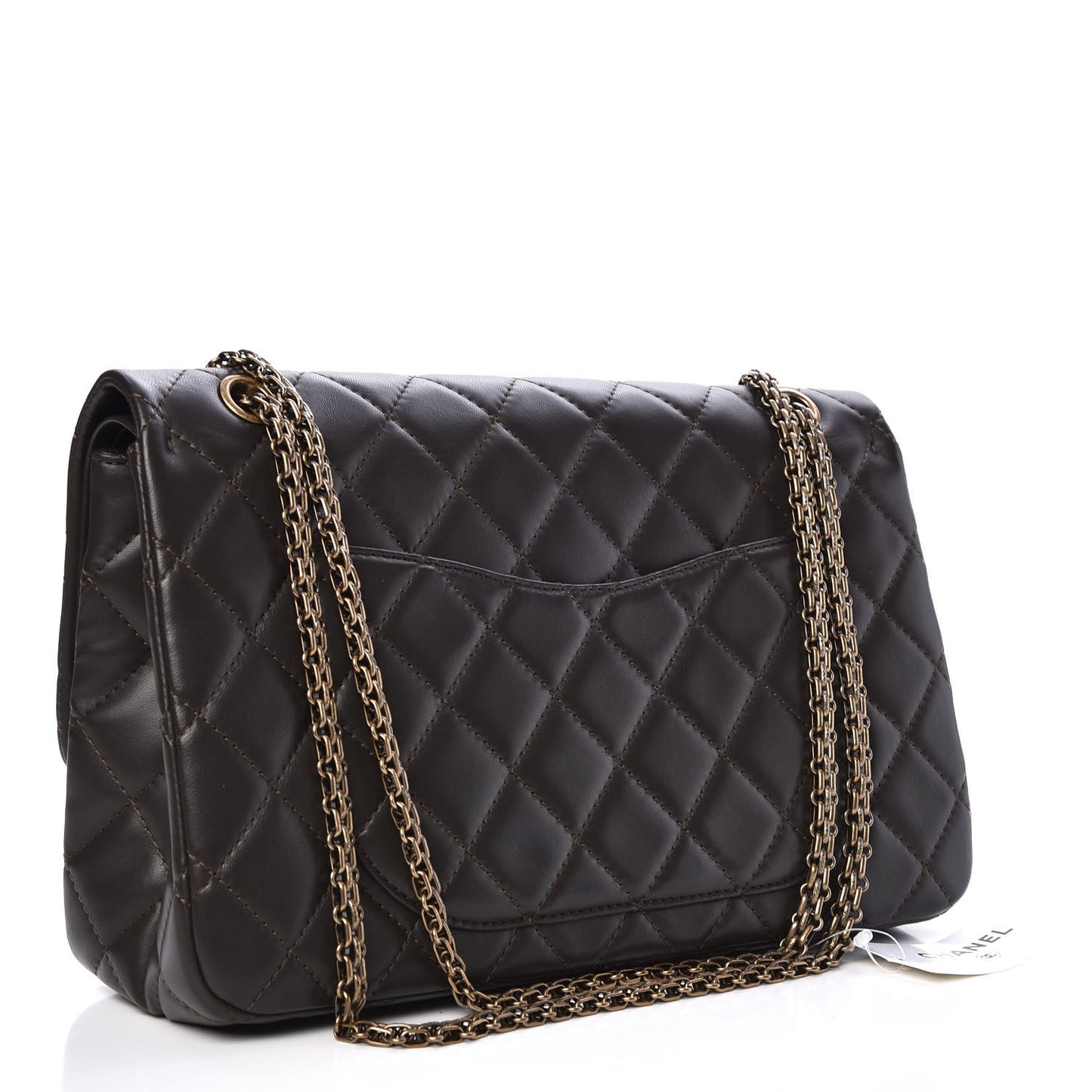 Lambskin Quilted 2.55 Reissue 227 Flap Dark Khaki