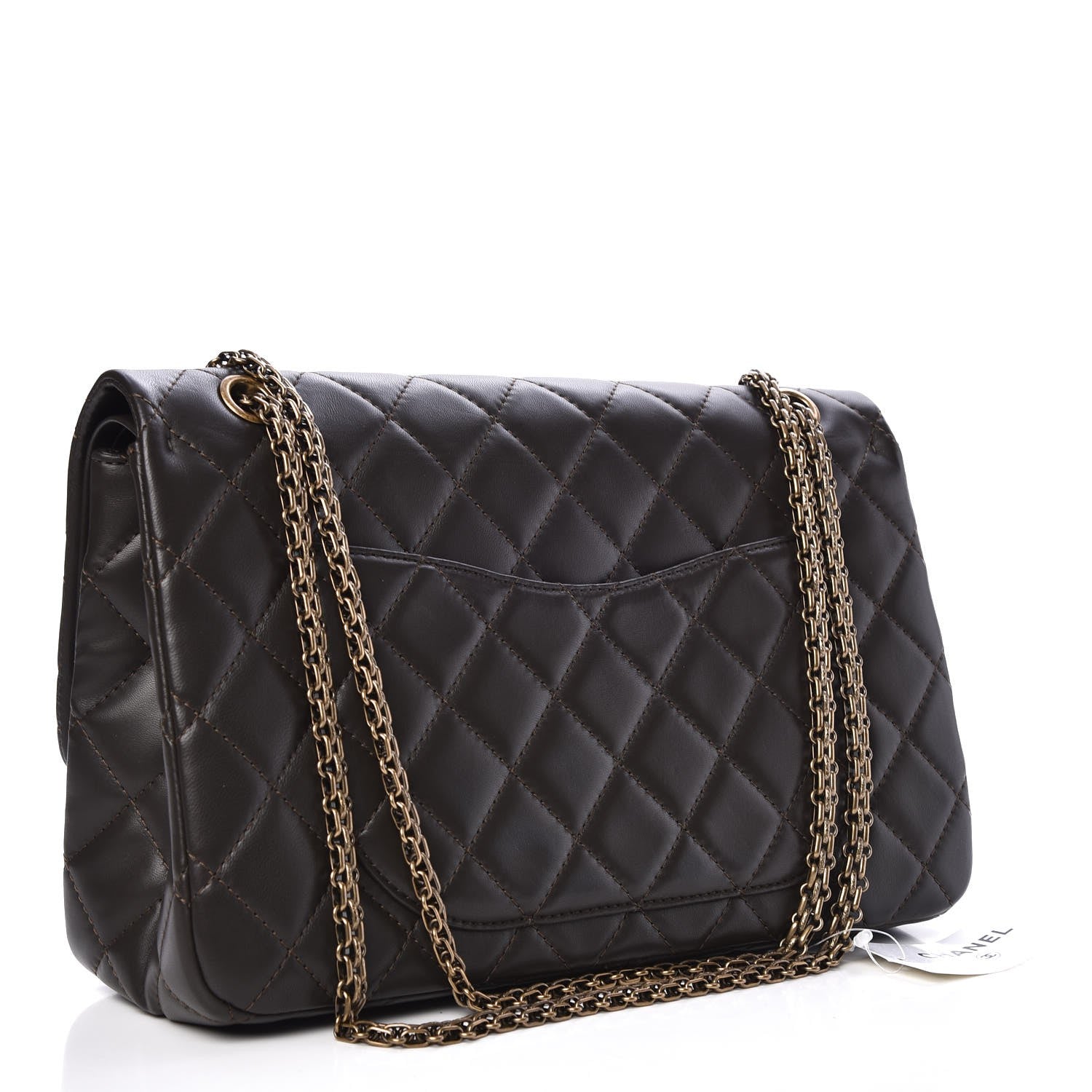 Chanel Lambskin Quilted 2.55 Reissue 227 Flap Dark Khaki 4 of 9