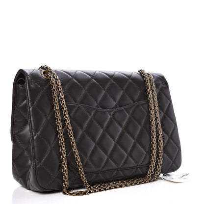 Chanel Lambskin Quilted 2.55 Reissue 227 Flap Dark Khaki 4 of 9