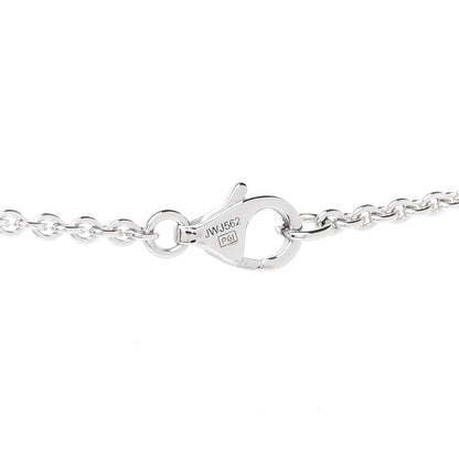 Cartier 18K White Gold Interlocking LOVE Necklace 4 of 6