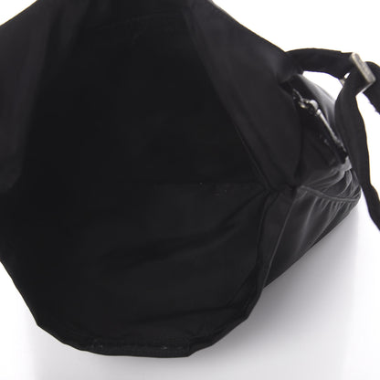 Prada Nylon Flat Messenger Bag Black 4 of 9