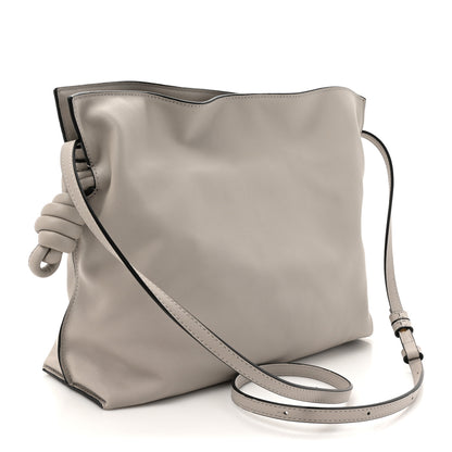 Loewe Mellow Nappa Medium Flamenco Knot Clutch Ghost 3 of 12