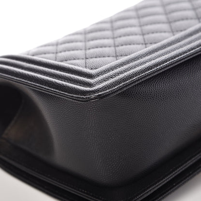 Chanel Caviar Quilted Medium Boy Flap Black 8 of 14