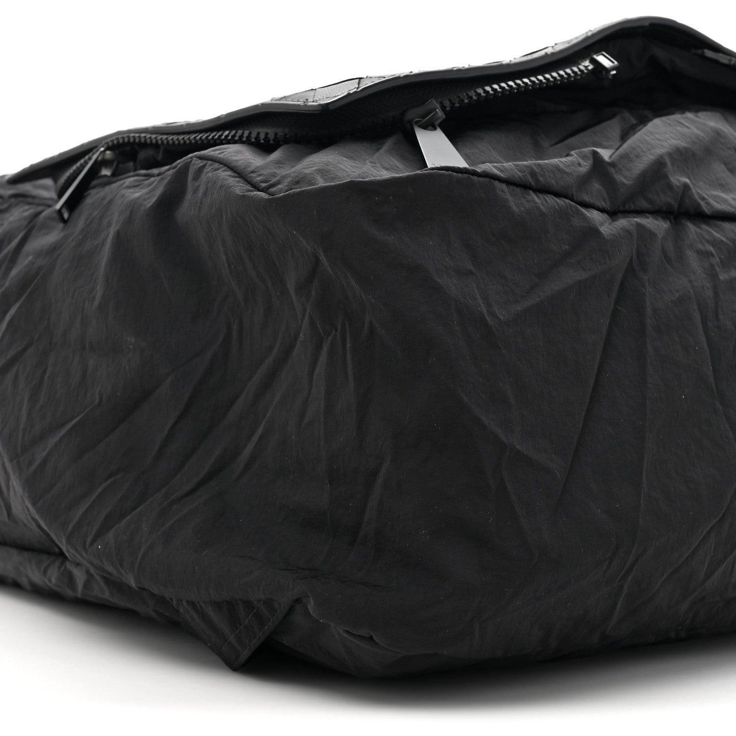 Bottega Veneta Nappa Nylon Intreccio Packable Backpack Black 16 of 16