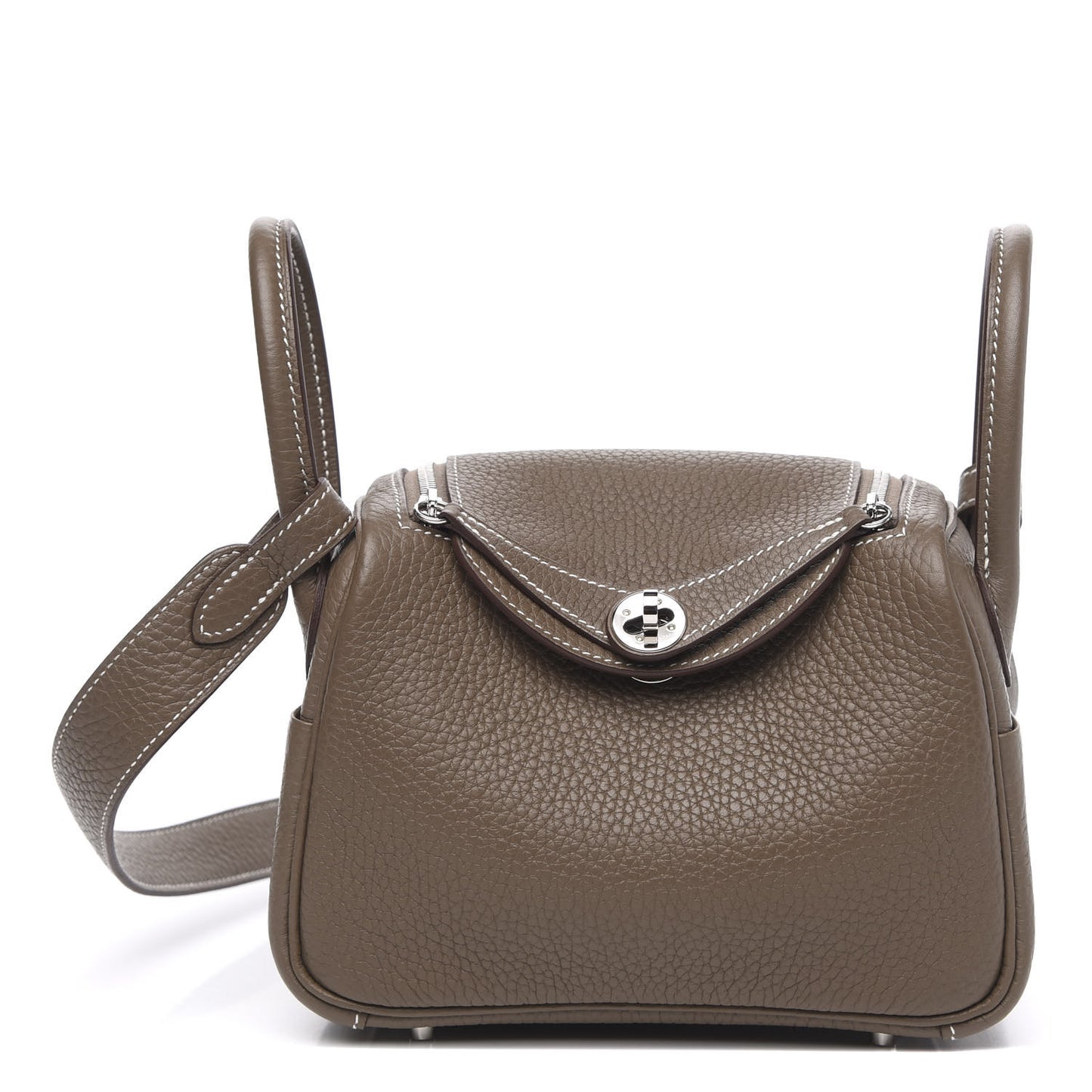 Taurillon Clemence Mini Lindy 20 Etoupe