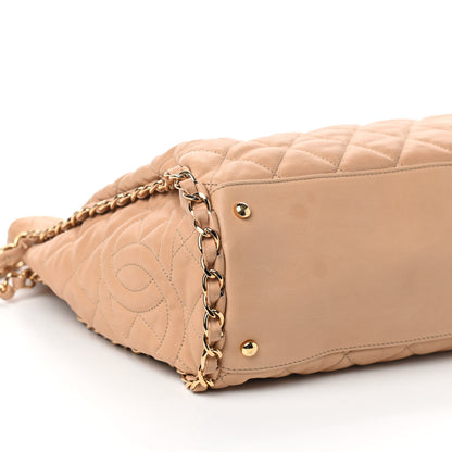 Chanel Calfskin Quilted Large Chain Me Hobo Beige 9 of 10