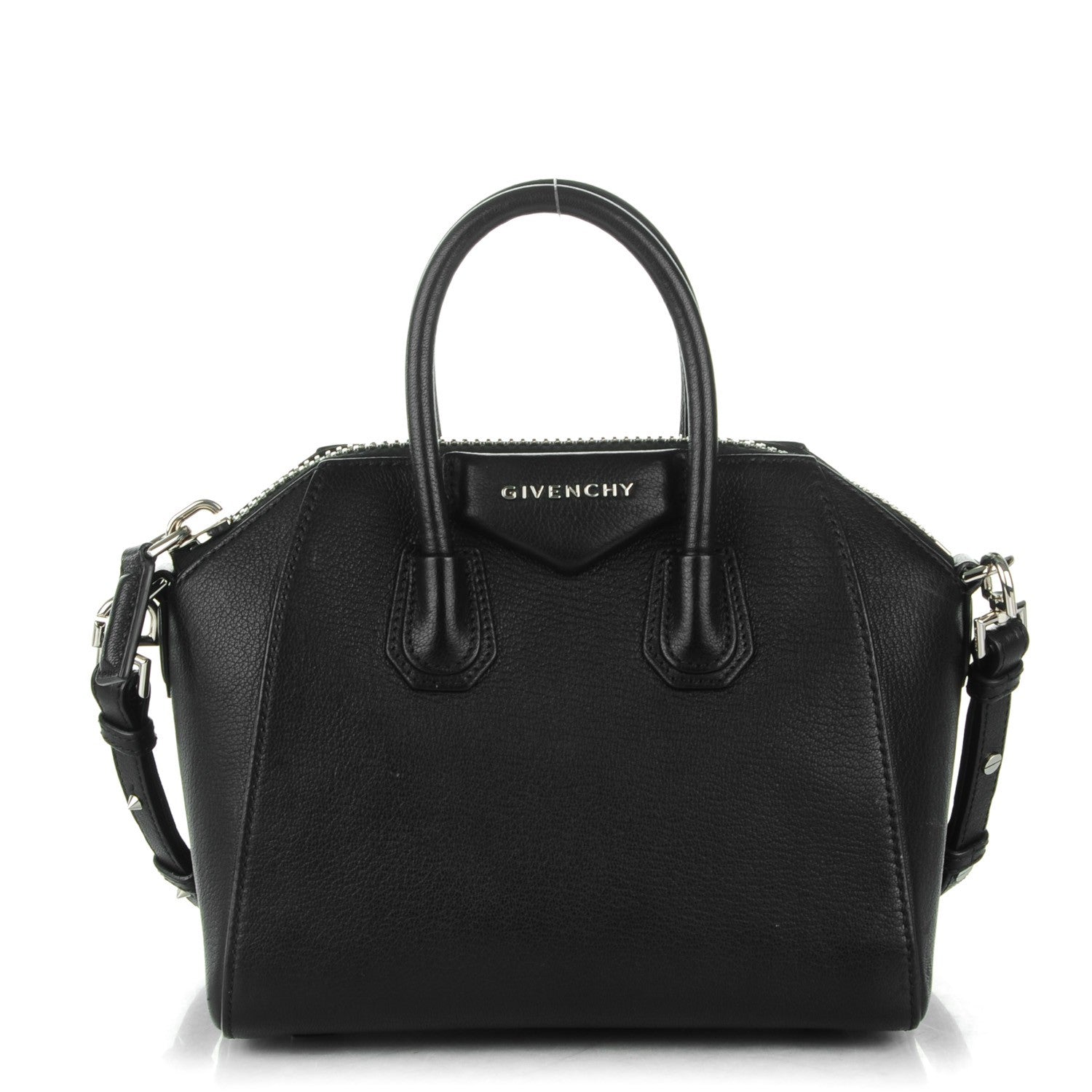 Givenchy Sugar Goatskin Mini Antigona Black 1 of 8