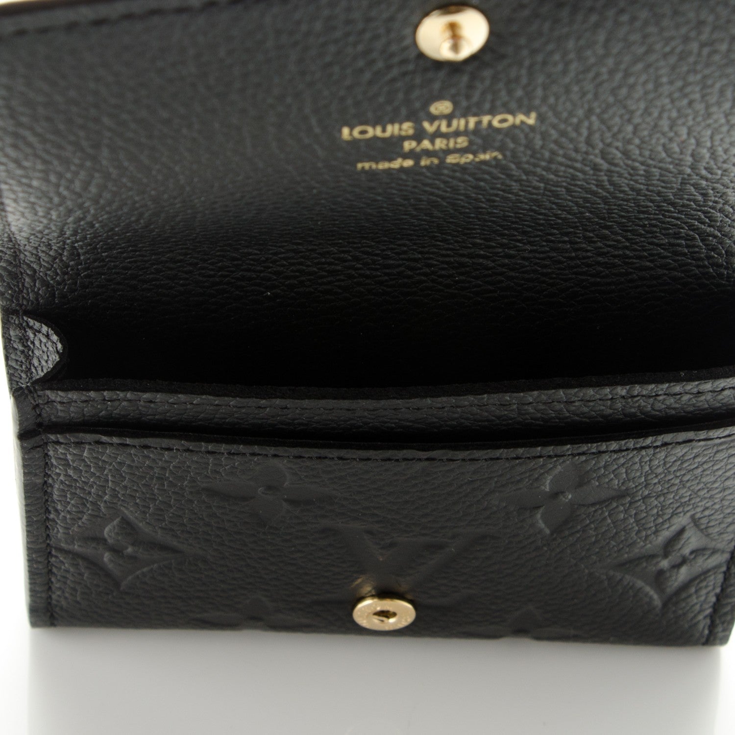 Louis Vuitton Empreinte Business Card Holder Black 5 of 7