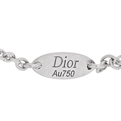 Christian Dior 18K White Gold Diamond Mother of Pearl Rose Des Vents Bracelet 4 of 4