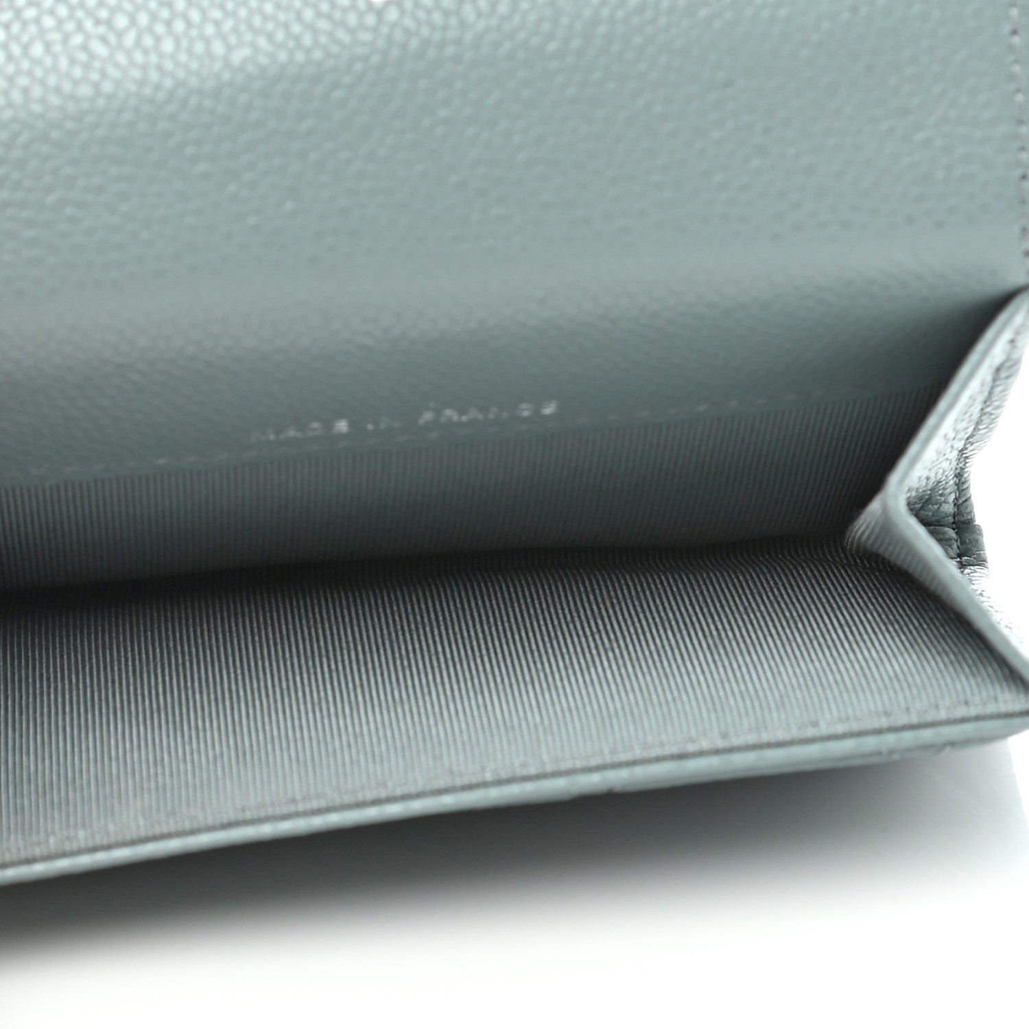 Chanel Caviar Quilted Flap Card Holder Wallet Dark Grey 5 of 8