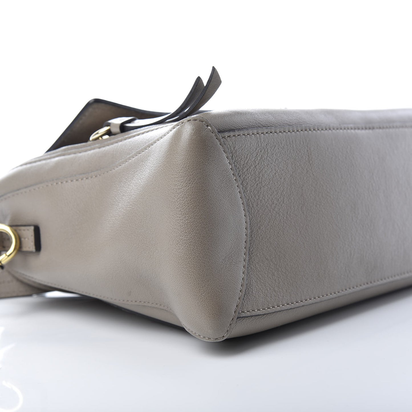 Calfskin Small Faye Day Shoulder Bag Motty Grey