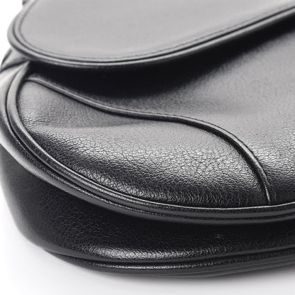 Christian Dior Calfskin Saddle Bag Black 9 of 9