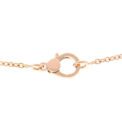 Hermes 18K Rose Gold Diamond Finesse Pendant Necklace 5 of 6