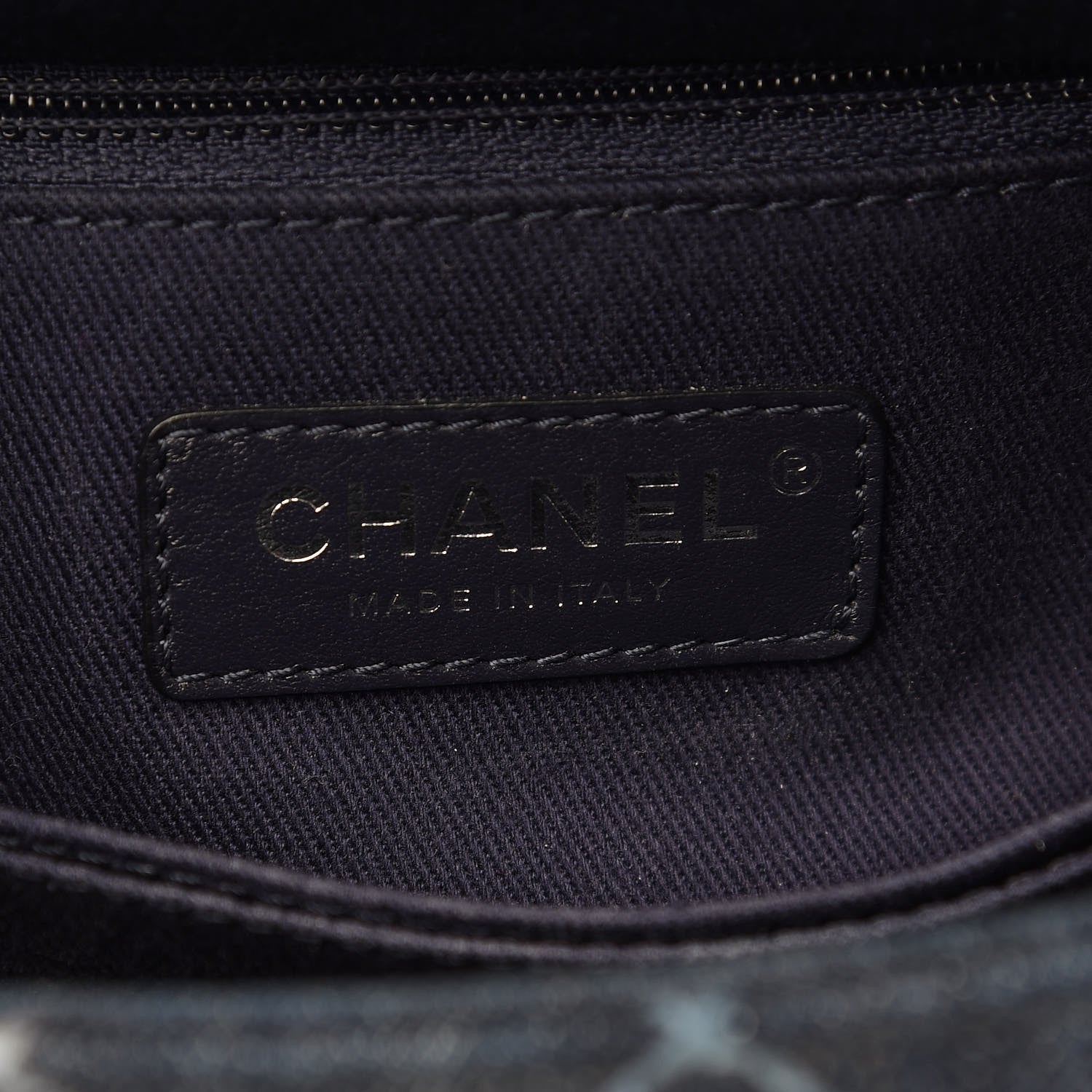 Chanel Denim Quilted Mini Coco Handle Flap Blue 6 of 9