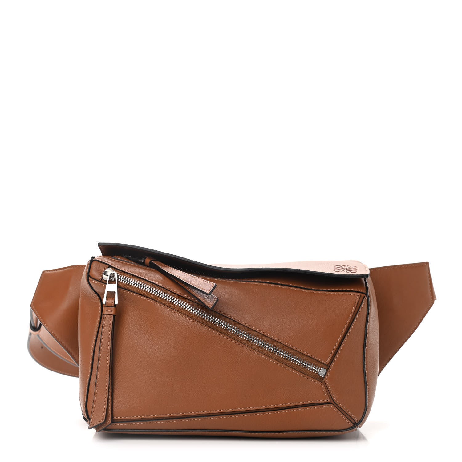 Loewe Calfskin Small Puzzle Bumbag Tan 1 of 8