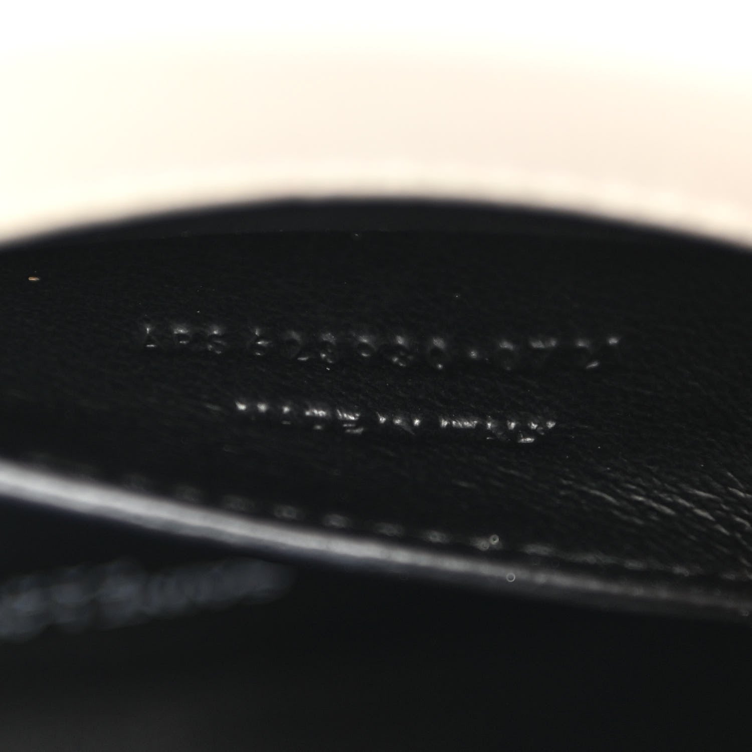 Saint Laurent Grain de Poudre Mini Classic Monogram Cassandra Top Handle Vintage White 7 of 9