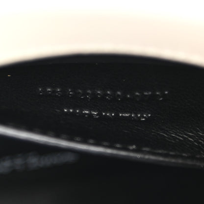 Saint Laurent Grain de Poudre Mini Classic Monogram Cassandra Top Handle Vintage White 7 of 9