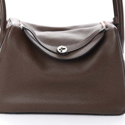 Hermes Taurillon Clemence Lindy 34 Cacao 6 of 8