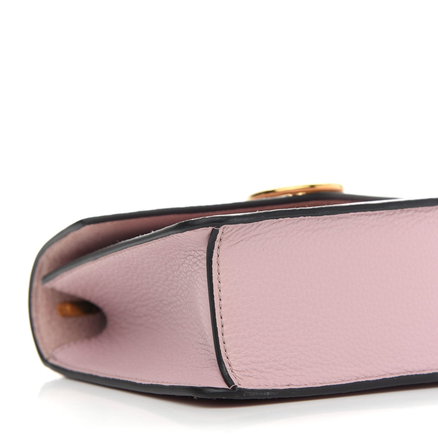 Grained Calfskin Small Amberley Top Handle Crossbody Powder Pink