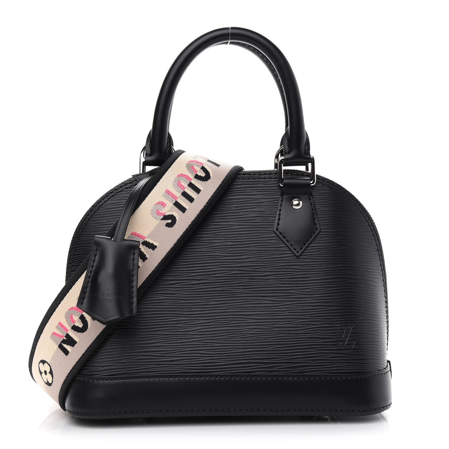 Louis Vuitton Epi Jacquard Alma BB Black 1 of 10