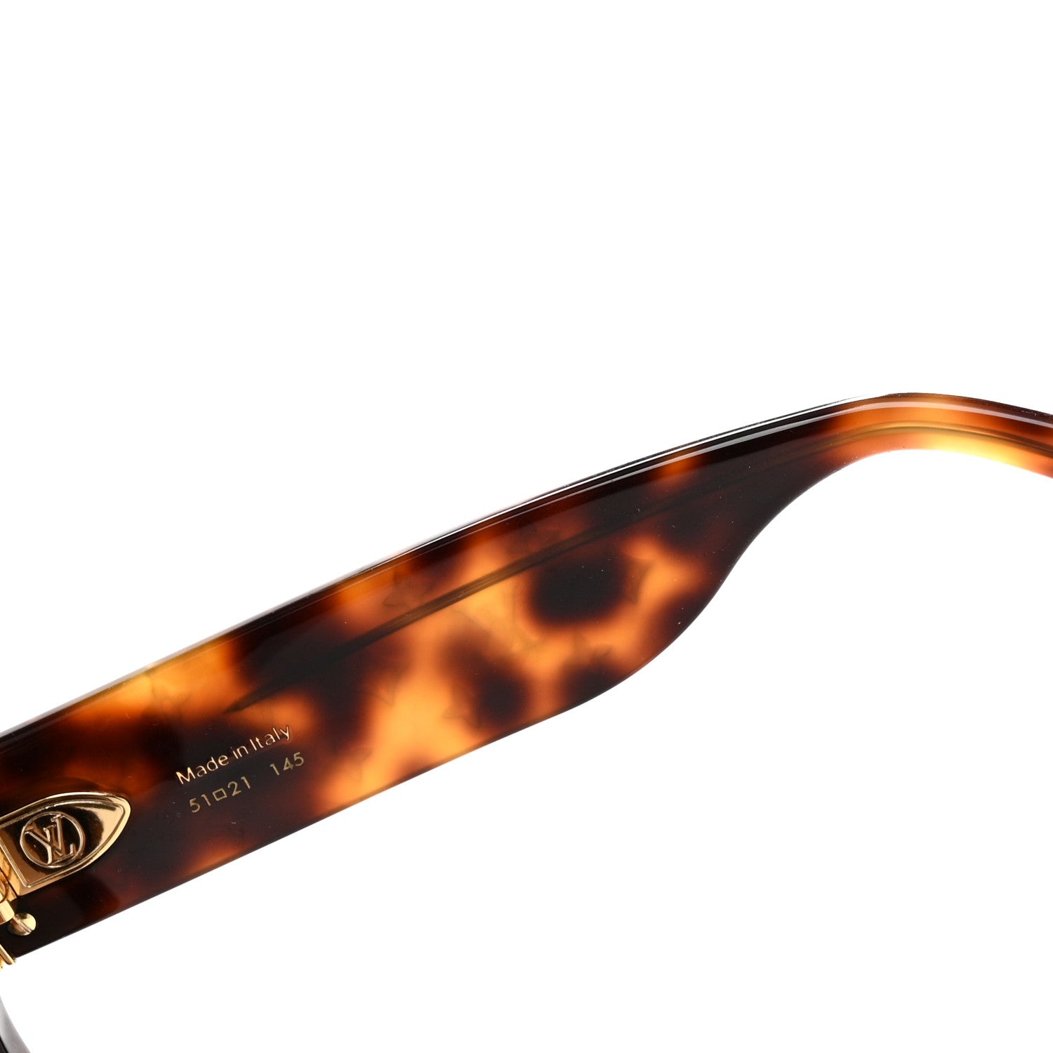 Louis Vuitton Acetate LV Empreinte Round Sunglasses Z1608W Brown 5 of 8