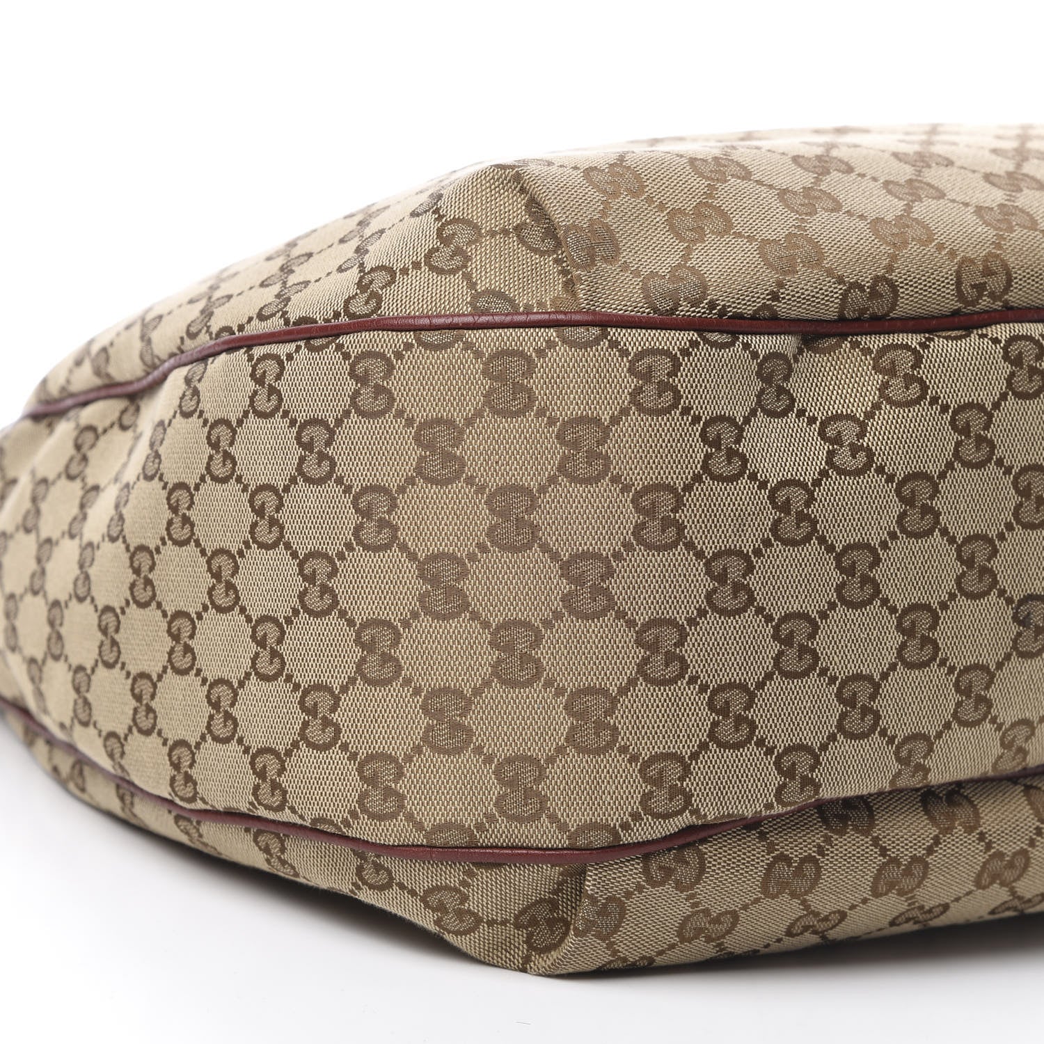 Gucci Monogram Web Medium Dressage Hobo Red 9 of 13
