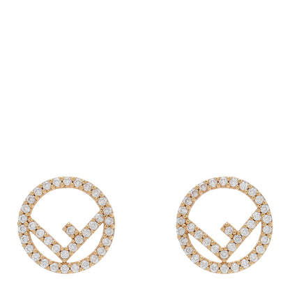Fendi Metal Crystal F is Fendi Earrings Gold 1 of 5