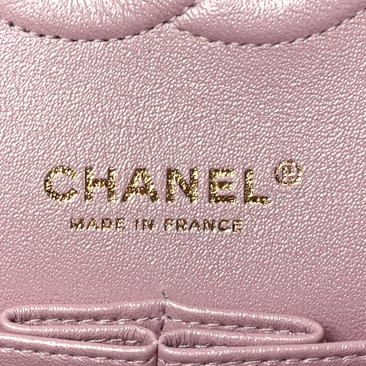 Chanel Iridescent Calfskin Quilted Medium Double Flap Light Pink 6 of 10