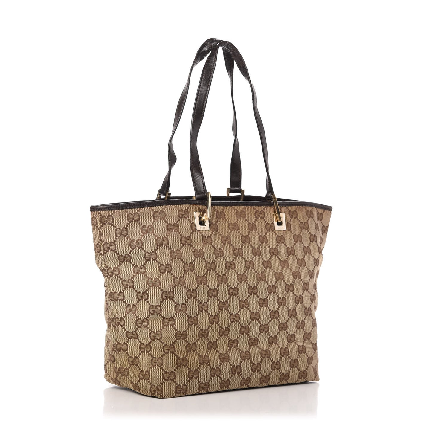 Monogram Large Bucket Tote Dark Brown