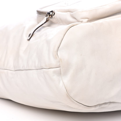 Gucci Calfskin Top Handle Tote White 8 of 21