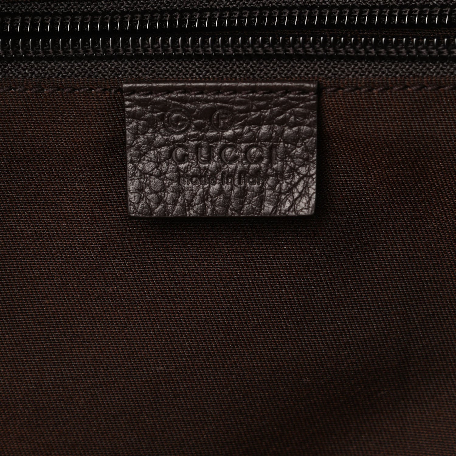 Gucci GG Monogram Travel Backpack Dark Brown 8 of 10