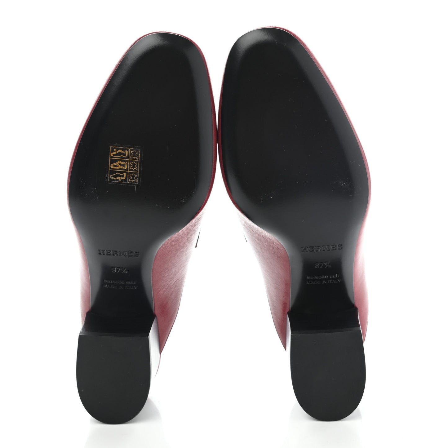 Goatskin Paradis Mules 37.5 Rouge Tibetain