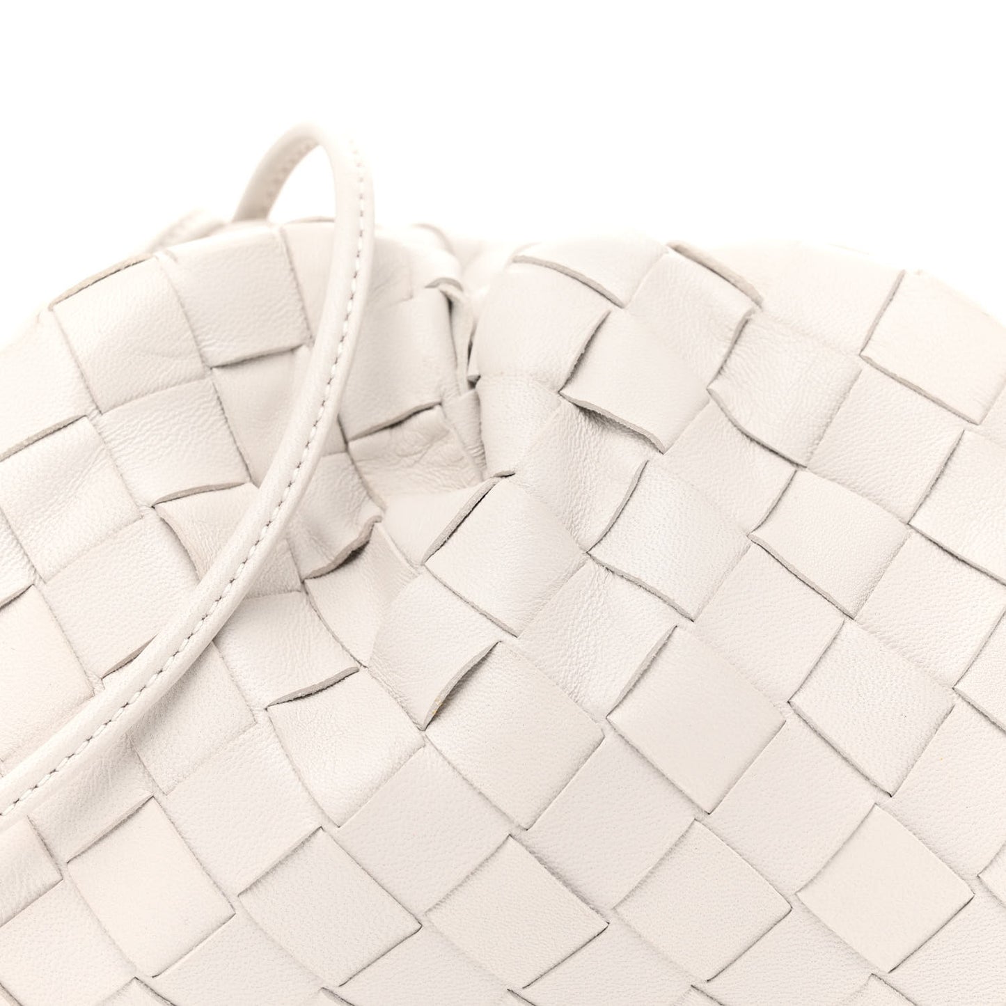 Nappa Intrecciato The Mini Pouch Chalk