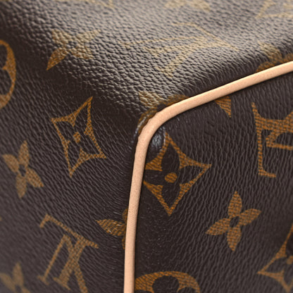 Louis Vuitton Monogram Speedy Bandouliere 20 Black 10 of 11