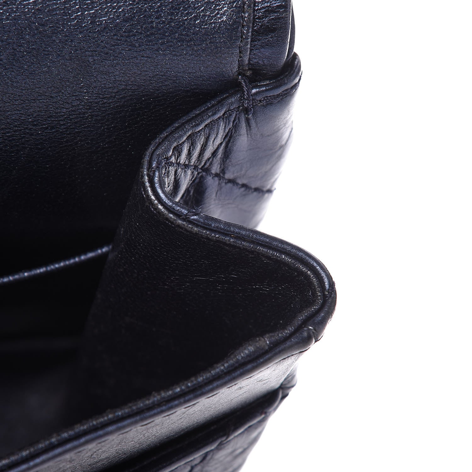 Chanel Metallic Calfskin Quilted 2.55 Reissue 227 Flap Dark Navy Blue 17 of 23