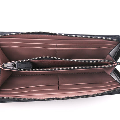 Bottega Veneta Nappa Intrecciato Zip Around Wallet Black 5 of 12