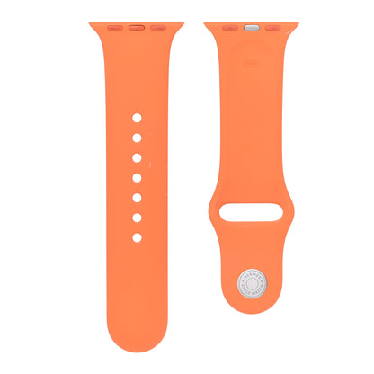 Hermes Silicone 38mm Apple Sports Watch Single Tour Band Orange 1 of 6