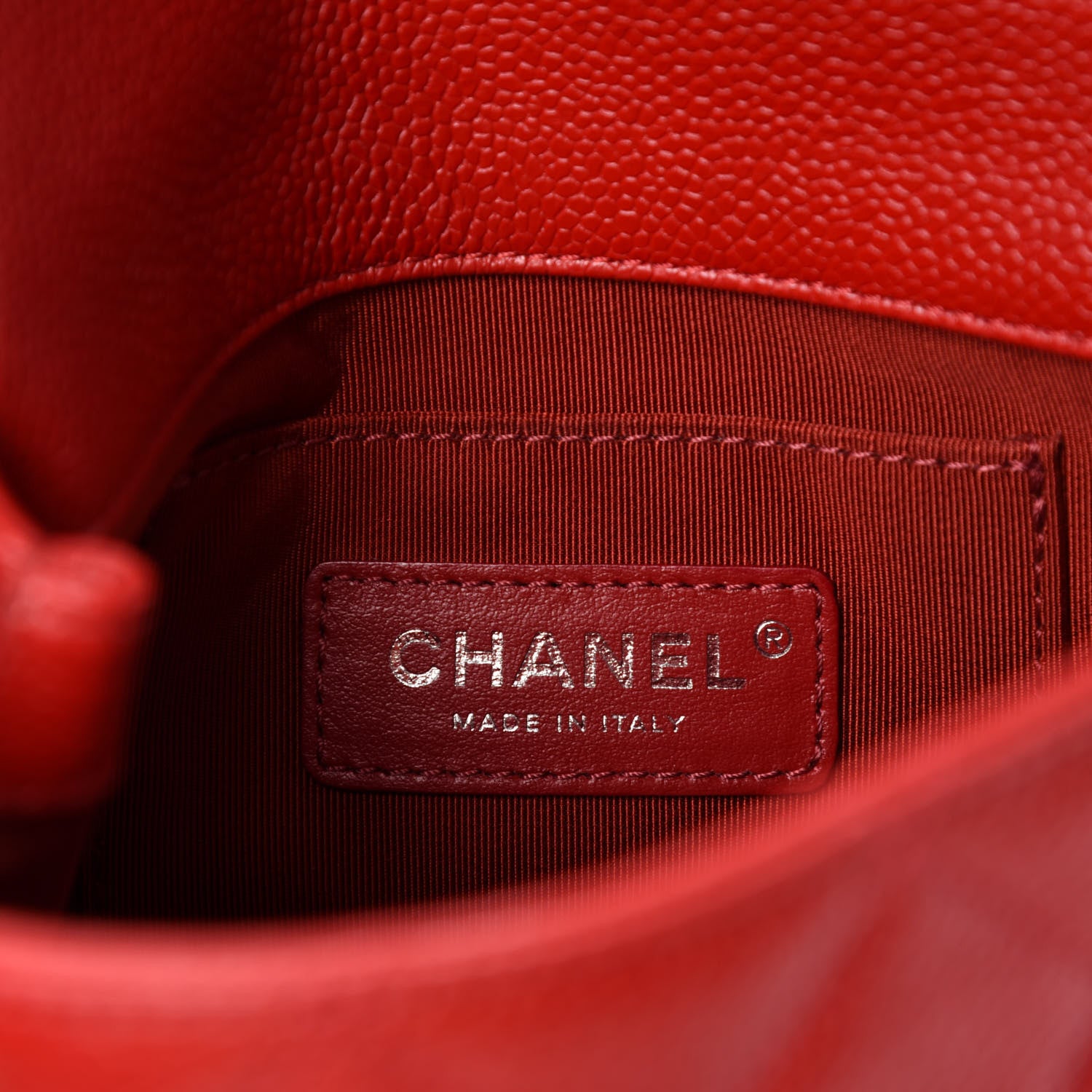 Chanel Caviar Quilted Mini Incognito Square Flap Red 8 of 9