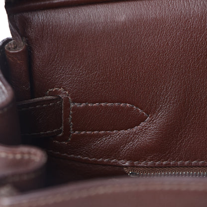 Hermes Toile Swift Birkin 30 Chocolate 9 of 31